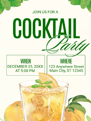 Cocktail Party Invitation