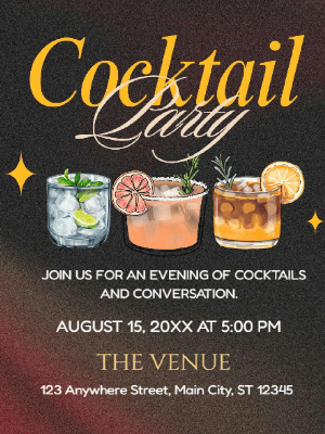 Cocktail Party Invitation