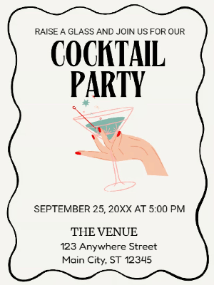 Cocktail Party Invitation