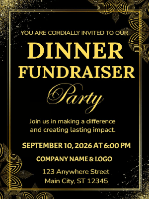 Corporate Fundraising Invitation Fundraising Invitation Business Party Invitation Company Event Party Invitation