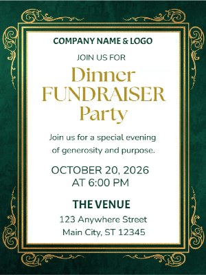 Corporate Fundraising Invitation Fundraising Invitation Business Party Invitation Company Event Party Invitation
