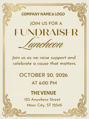 Corporate Fundraising Invitation Fundraising Invitation Business Party Invitation Company Event Party Invitation