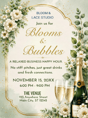 Happy Hour Party Invitation Networking Party Invitation