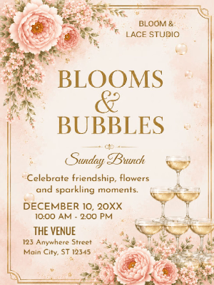 Brunch Party Invitation Networking Party Invitation