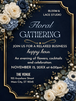 Happy Hour Party Invitation Networking Party Invitation