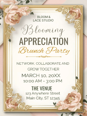 Brunch Appreciation Party Invitation