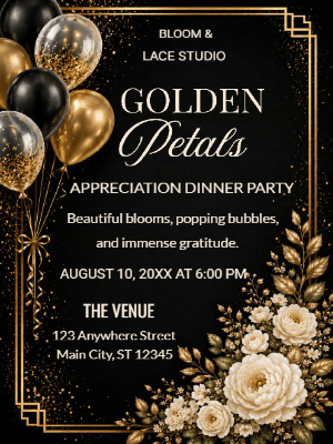 Appreciation Dinner Party Invitation