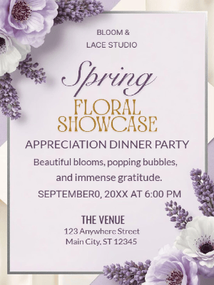 Appreciation Dinner Party Invitation