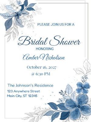 Bridal Shower Invitations