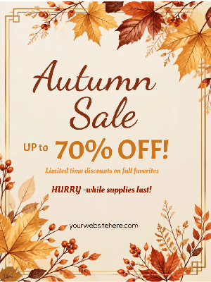 Shopping Sale Event Invitation