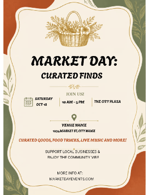 Market Day Invitation