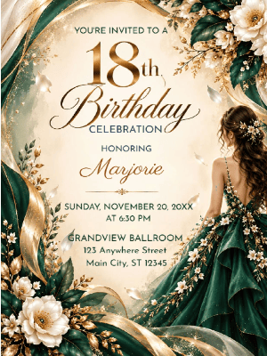 Debut Invitations
