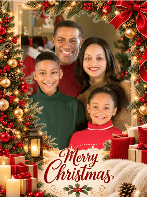 Red Green Gold Merry Christmas