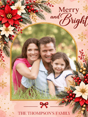 Merry and Bright Christmas Greeting