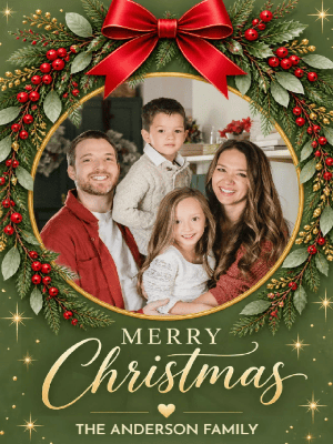 Christmas Wreath Greetings