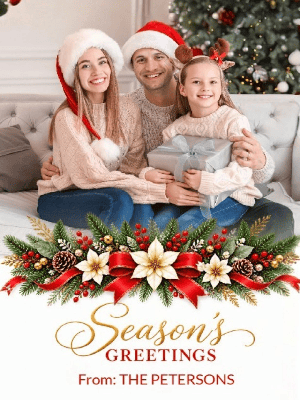 Red and Gold Season's Greetings