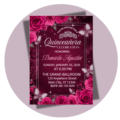 Quinceanera Invitations quinceanera invitation style