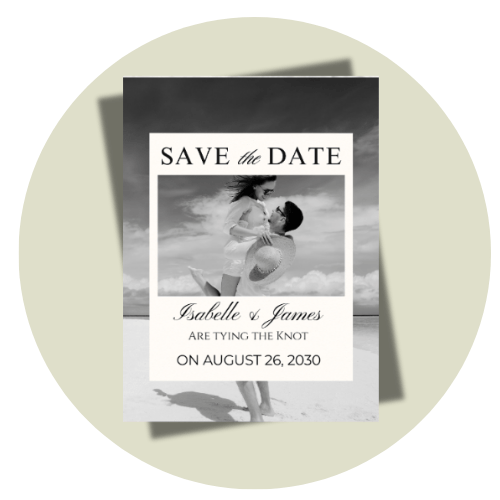 Wedding Save the Dates wedding invitation style