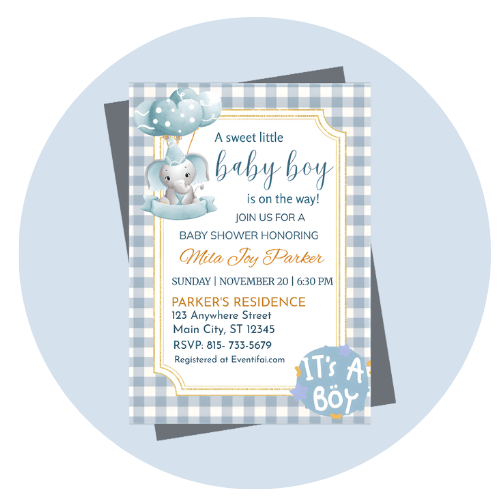 BABY BOY SHOWER INVITATIONS baby shower invitation style
