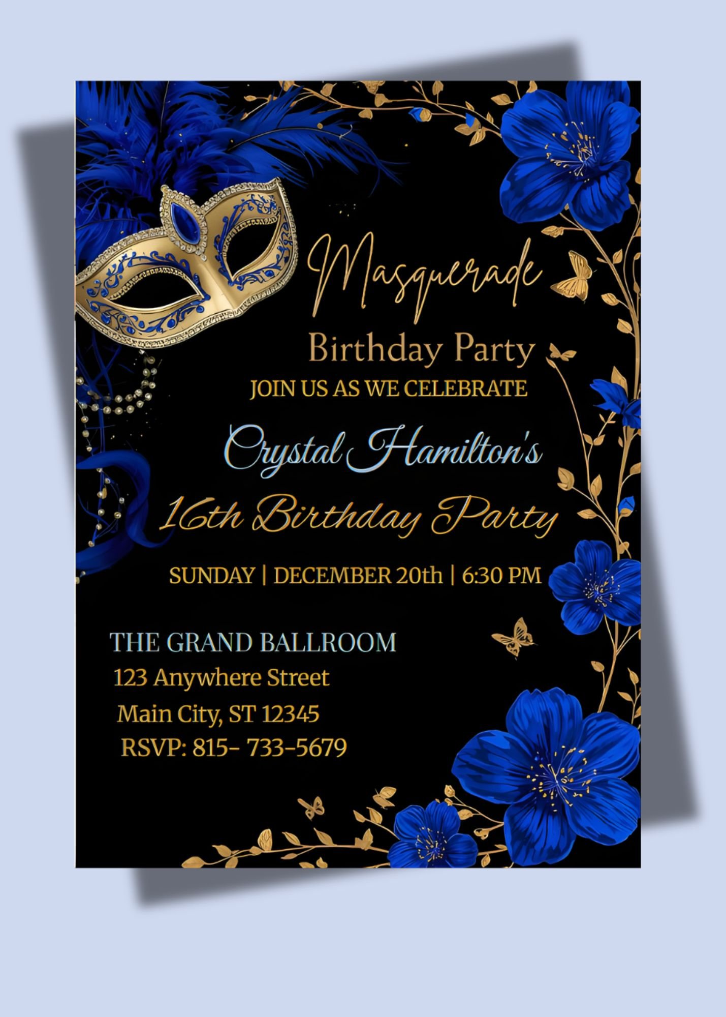 Create, Share, Track RSVP with Digital Online Sweet 16 Invitations