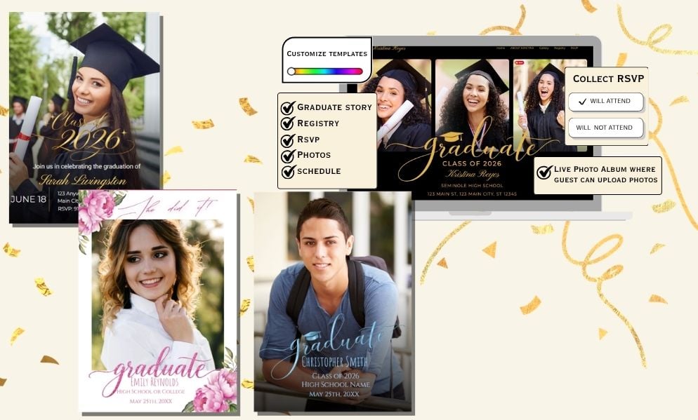 Graduation Party Invites & Websites