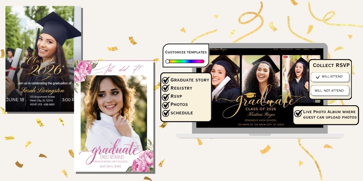 Graduation Party Invites & Websites