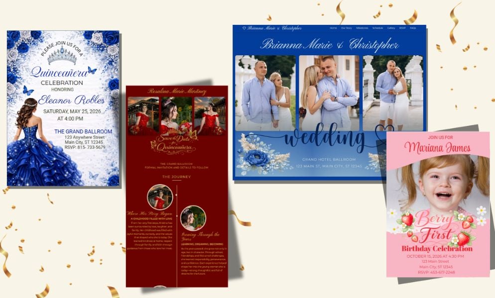 Invitations & Websites