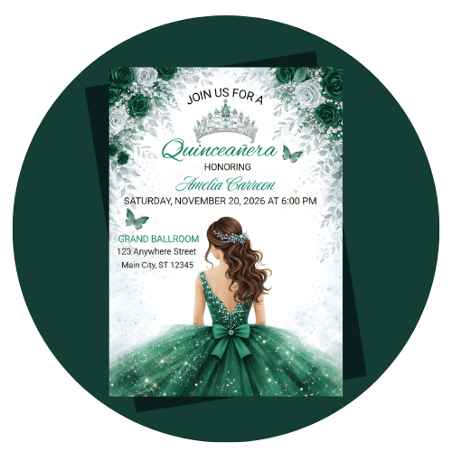BUTTERFLY spring invitation style