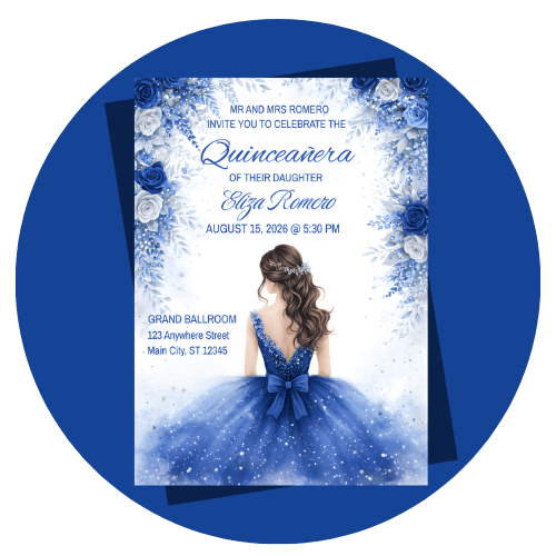 ROYAL BALL spring invitation style