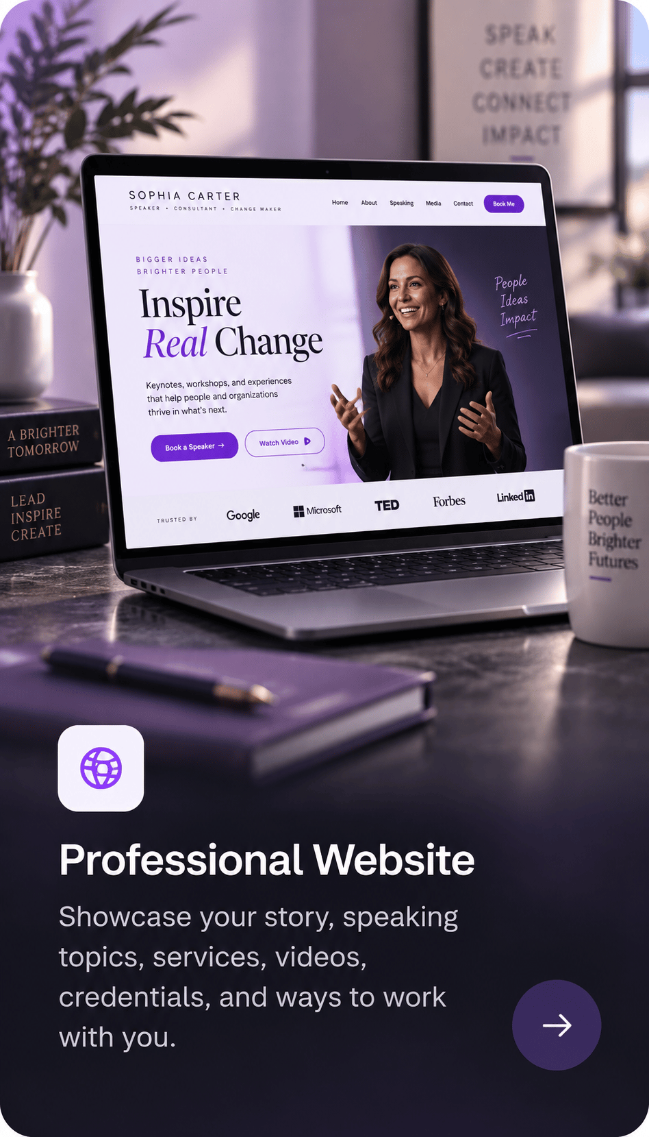 Professional Website with Eventifai Pro