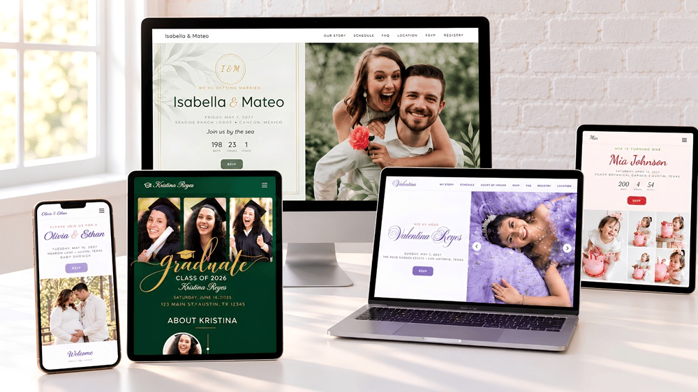 Build My Celebration Website